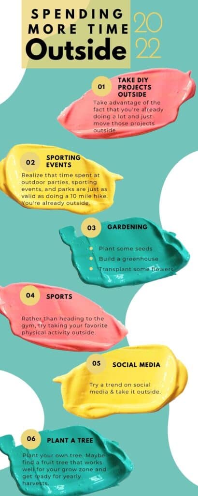 Spending Time Outside Infographic